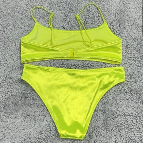 Triangl Neon Yellow Bikini Set - Picture 2 of 4